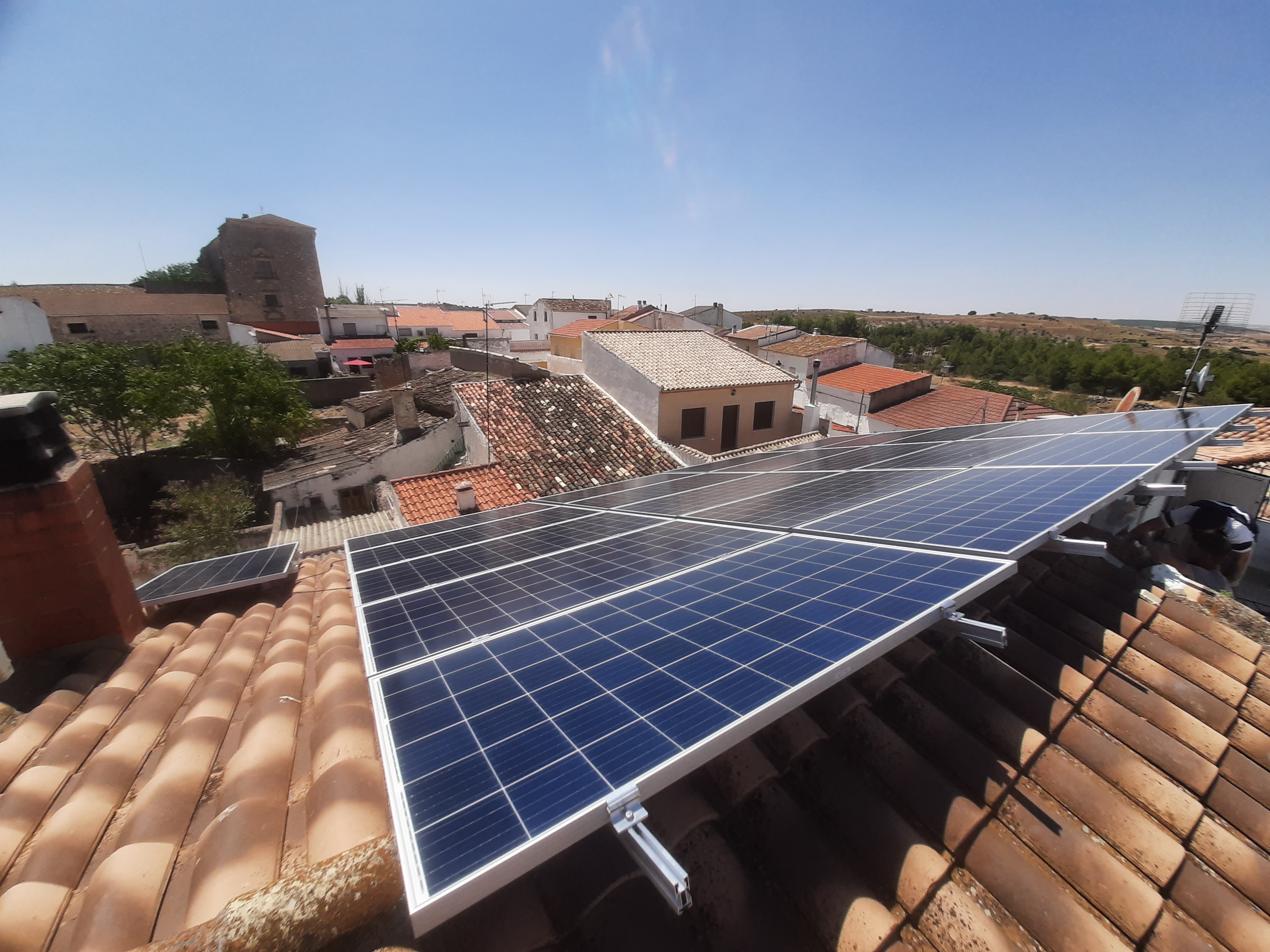 Instalación de placas solares en Tarazona