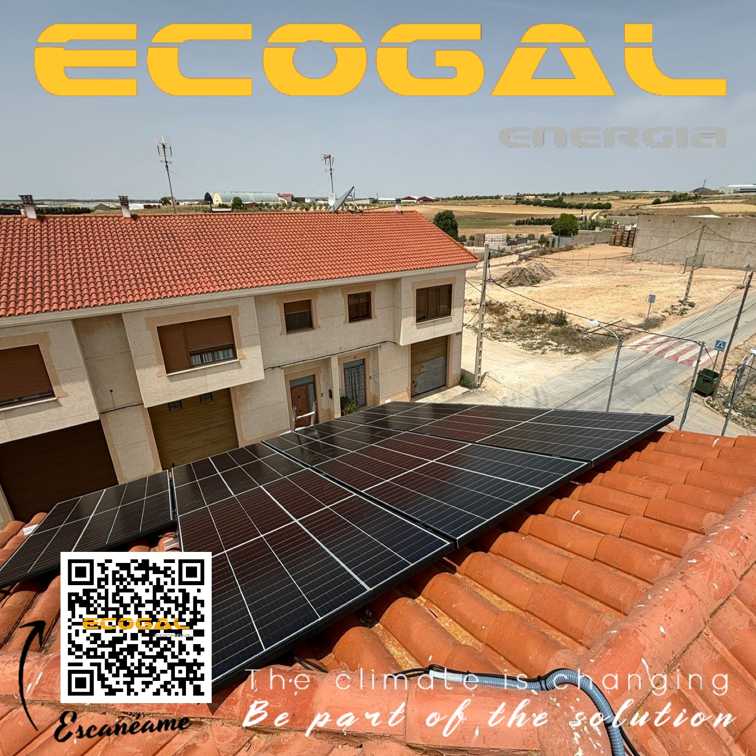 Autoconsumo solar en una vivienda de Las Pedroñeras (Cuenca) de 6 kWp